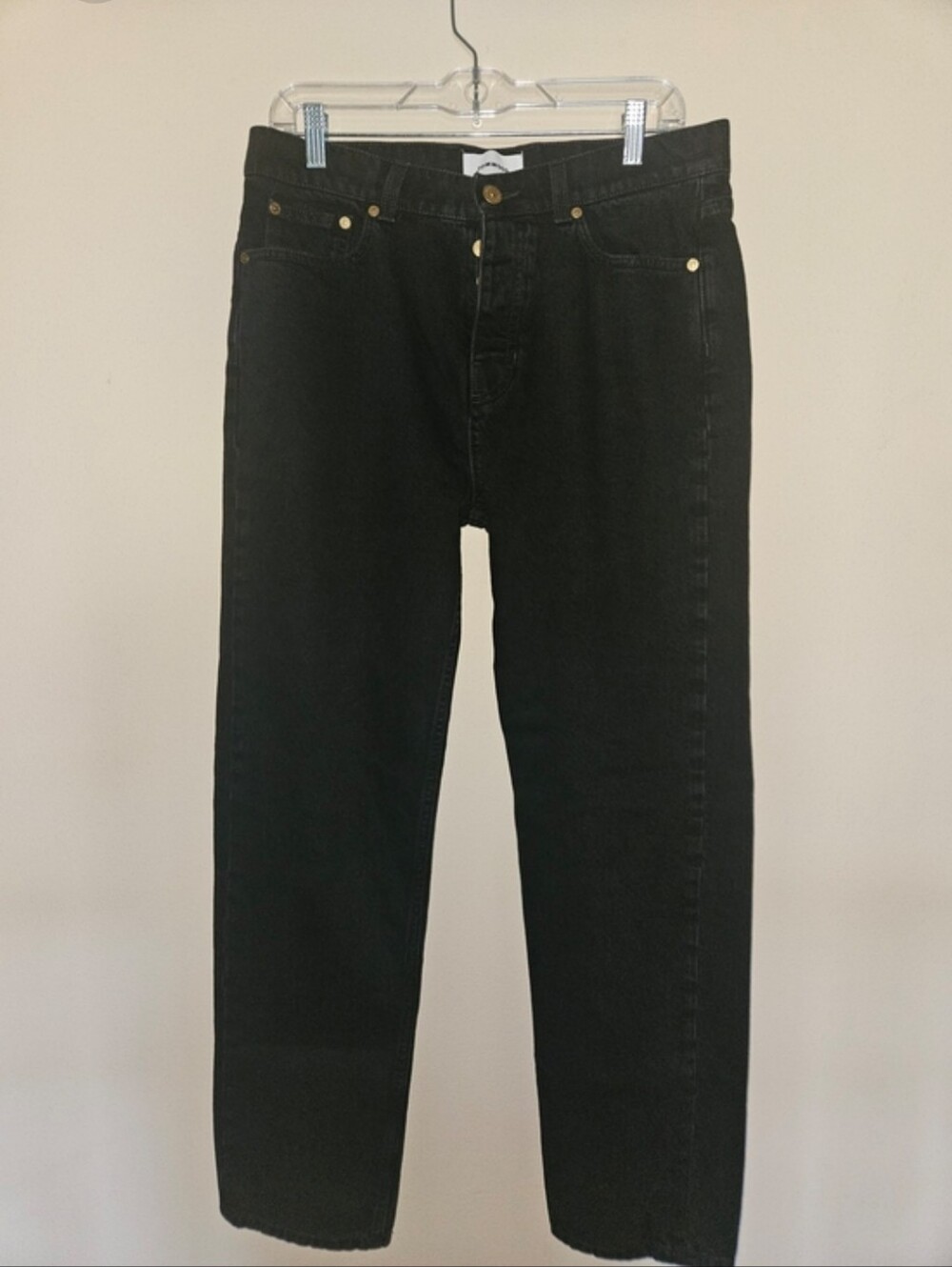 TOM WOOD Black 32x32 Straight-Leg Jeans